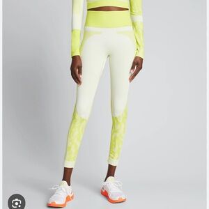 adidas by Stella McCartney
High-Rise Printed Ankle Leggings